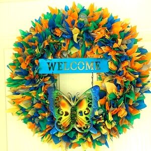 Hand made welcome wreath